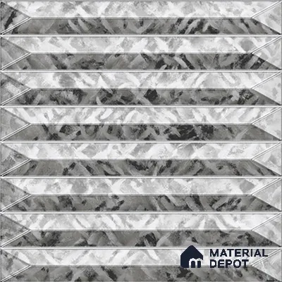 Faux Subway  Tile TL 07242 B Crayon 4004 Granula 1 ft x 1 ft Ceramic Matte Finish - 9 mm  | 2 mm Spacer is Mandatory | Please Expect a Slight Variation of Pattern (Sample)